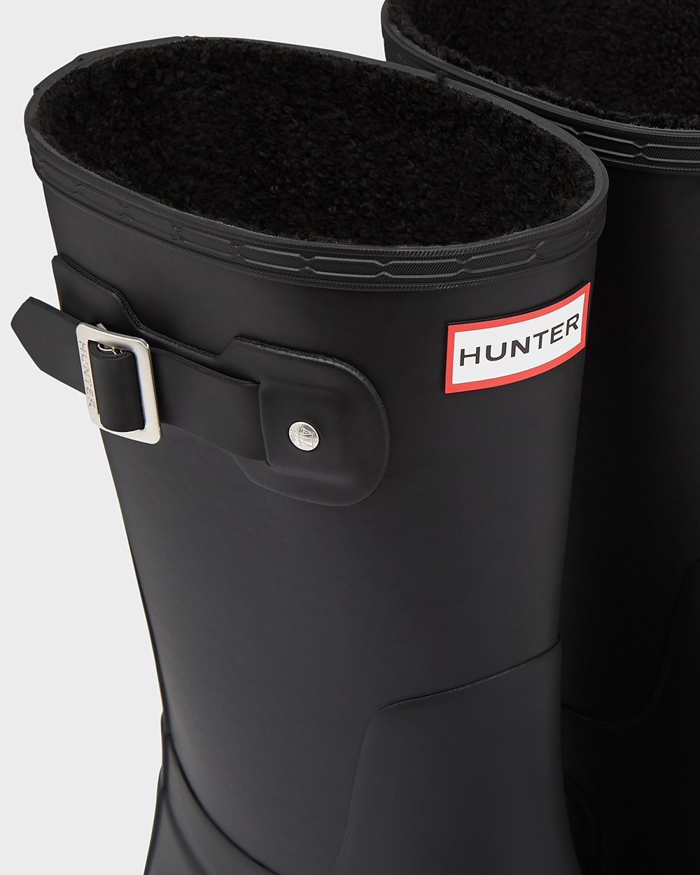 Galochas Curtas Hunter Homem Pretas - Original Insulated - 57ZEGUSFW